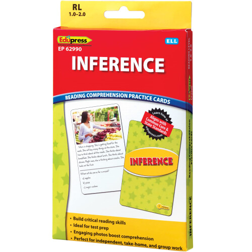 EduPress Reading Comprehension Practice Cards Inference Yellow Level (EP62990) Medium 2