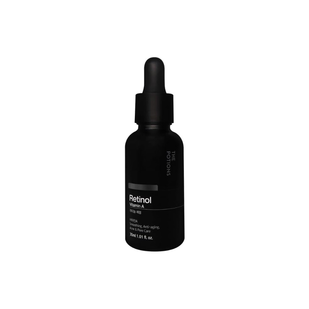 Potions Black The Retinol Serum 30Ml - Vitamin A Anti-Aging Pore Refining - Product Of Korea