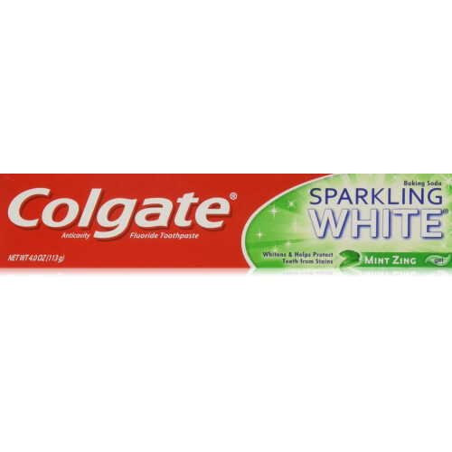 Colgate Dentifricio Colgate Sparkling White Mint Zing Gel 4 once