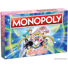 Gioco da tavolo Monopoly Sailor Moon | Basato sulla popolare serie TV anime | Gettoni, denaro e tabellone di gioco personalizzati | Merchandising