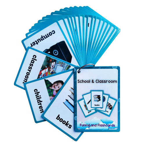 Cartes flash Lilias School and Classroom