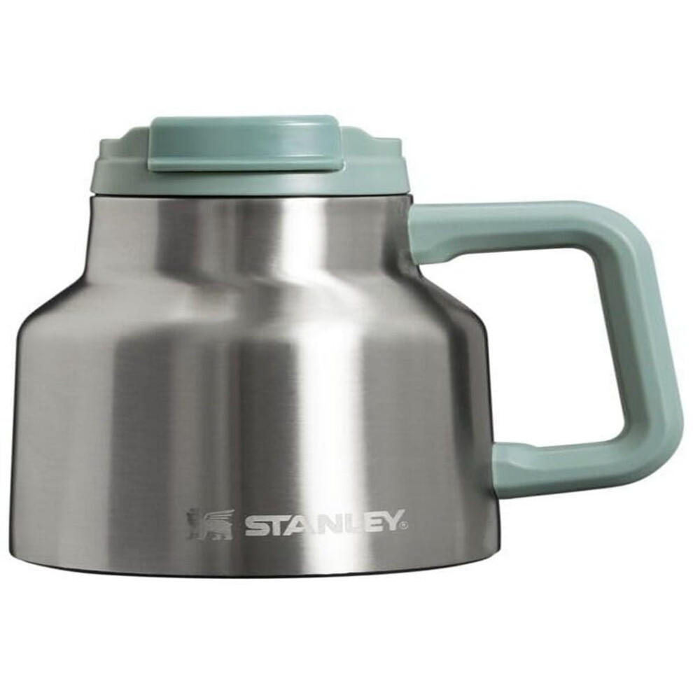 Stanley The Tough-To-Tip Admiral's Mug Hammertone - Non-Spill Coffee Mug  Durable Design for Busy Mornings and Office Hours - 20 Oz - Stainless Steel