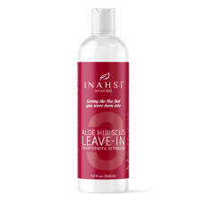 Inahsi Aloe Hibiscus Leave-In Conditioner | Hair Conditioner for Men Women or Kids with Curly Hair | Hair Products for Naturally Curly Hair 12 oz |