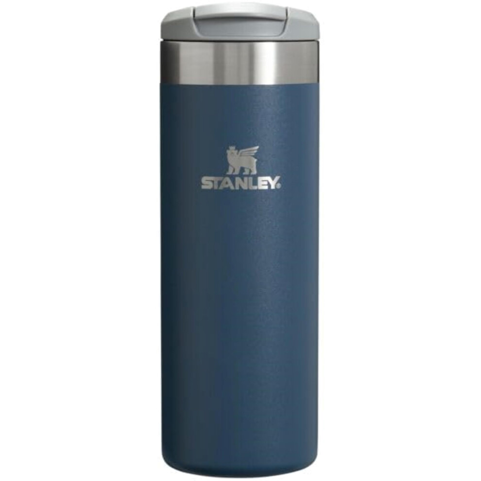 Stanley AeroLight Transit Bottle  Vacuum Insulated Tumbler for Coffee  Tea and Drinks with Ultra-Light Stainless Steel  16 Oz  Navy