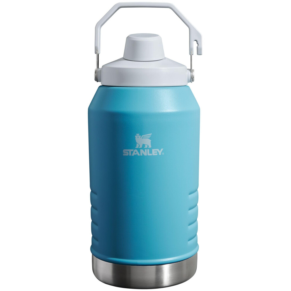 Stanley Iceflow Fast Flow Jug | Recycled Stainless Steel Water Tumbler | Keeps Drink Cold and Iced for Hours | Easy Carry Handle | 96 OZ | Pool