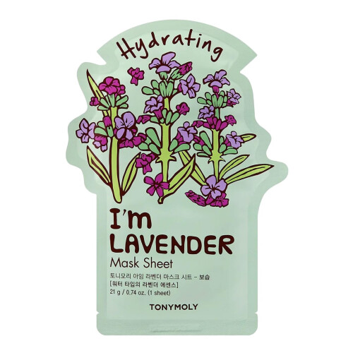 TONYMOLY I'm Real Lavender Hydrating Mask Sheet Sheet Pack 1 db