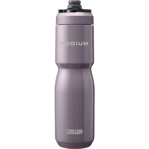 CamelBak CamelBak Podium Steel Ποδηλατικό Μπουκάλι Νερού Διπλού Τοίχου με κενό σκούπα HighFlow Καπάκι 22oz