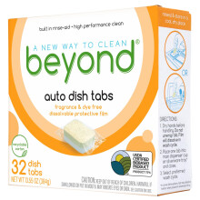 Beyond Auto Dishwasher Tablets [32 tablettia] - Hajusteeton ja v  riaineeton - Sertifioitu biopohjainen. Tehokas. Kasviper  iset ainesosat