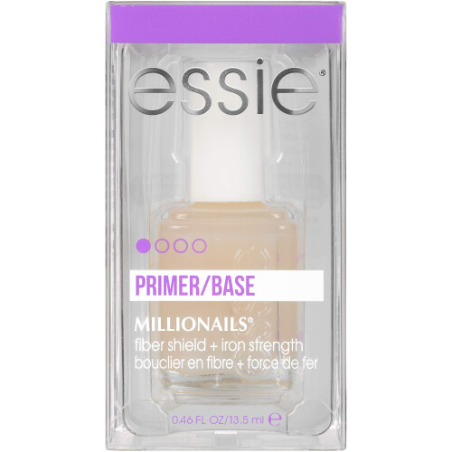 essie essie Βάση Βερνίκι Νυχιών, Millionails Θεραπεία, Fiber Shield + Iron Strength, 0.46 Fl. Oz. 1