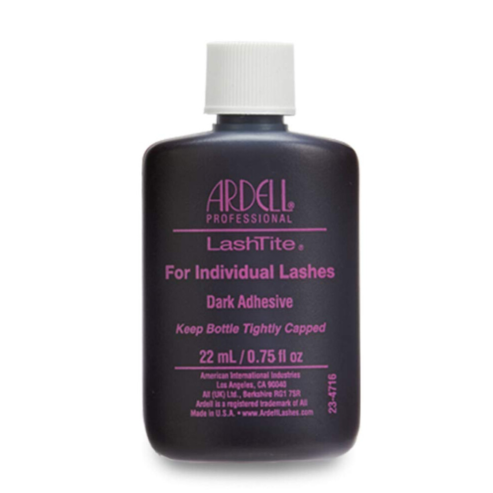 Ardell LashTite Lash Adhesive Dark for Individual Lashes  0.75 oz