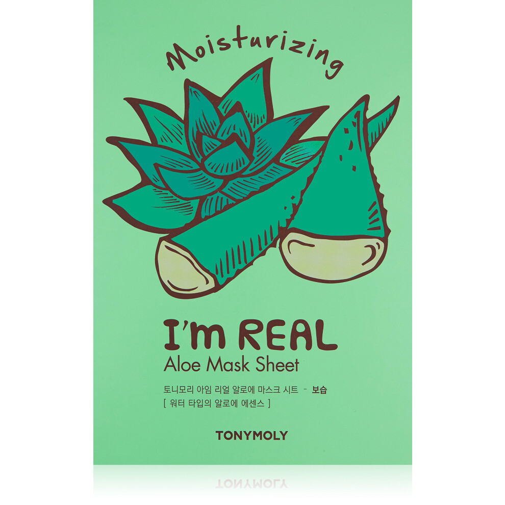 Tonymoly Aloe Mask - 10 Count Hydrates Dry Skin