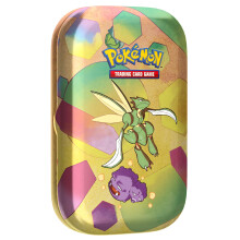 Pokemon TCG: Scarlet & Violet-151 Mini Tin - Scyther and Weezing (2 boosterpaket 1 mynt och 1 konstkort)