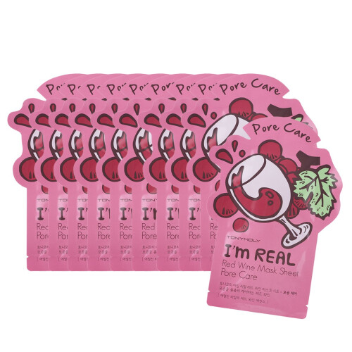 Tonymoly I'm Real Red Wine Sheet Mask 10 Count 2