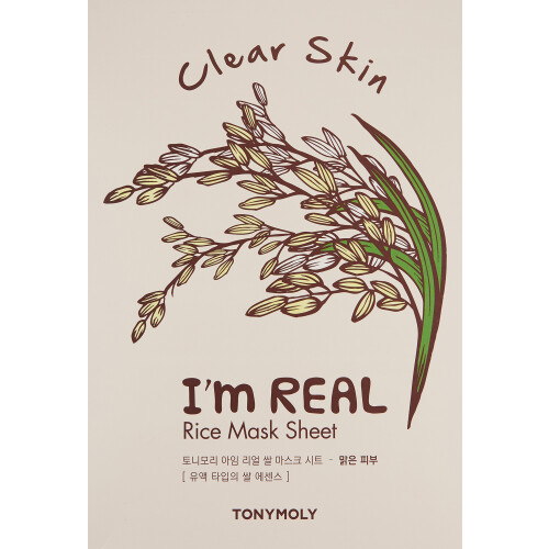 TONYMOLY Rice Sheet Mask 10 Count – kosteuttava ihohoito