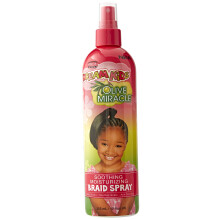 African Pride Dream Kids Olive Miracle Moisturizing Braid Spray - Helpt het haar te versterken en te beschermen Uitstekend voor vlechten, twists, slo