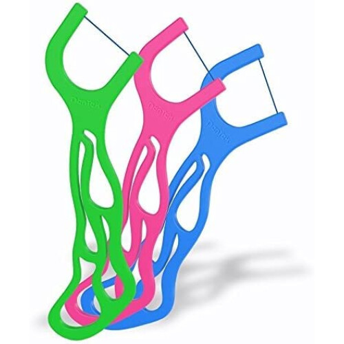 DenTek Kids Fun Flossers Wild Fruit | 75-Count Floss Picks | 2-Pack 2