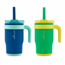 snit 14oz sklenicka Coldee s rukojet pro deti Nepropustn izolovan hrnek z nerezov oceli s vckem a brckem - brcko odoln proti rozlit proti v