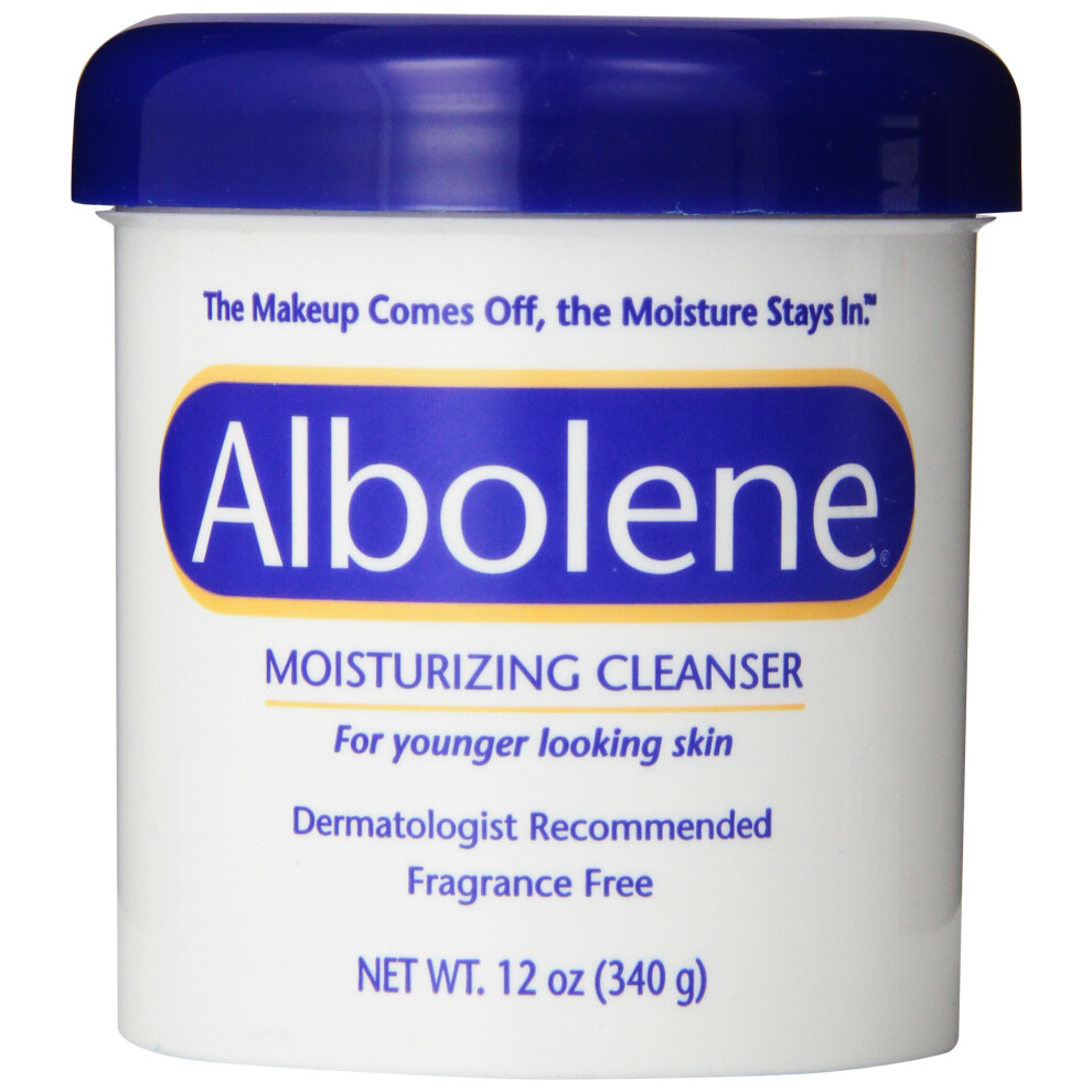 Albolene Moisturizing Cleanser Fragrance Free 12 Oz (Pack Of 2)