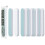 ForPro Professional Collection Super Quick Shine 2-Way Buffer, Grün 400/Weiß 4000, doppelseitige Nagelbuffer, 3,5" L x 0,75" 2