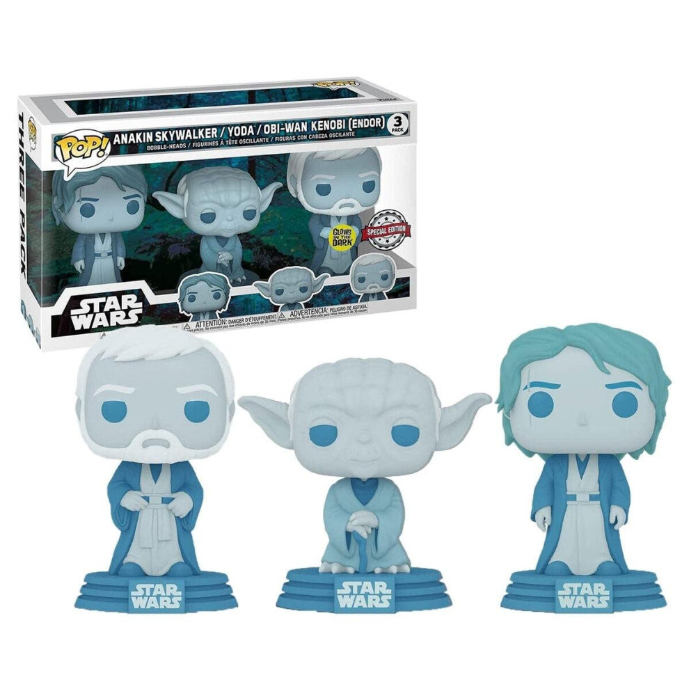 Pop Star Wars: Attraverso La Galassia - Force Ghost 3 Limited РAck, Anakin, Yoda, Obi-Wan-image