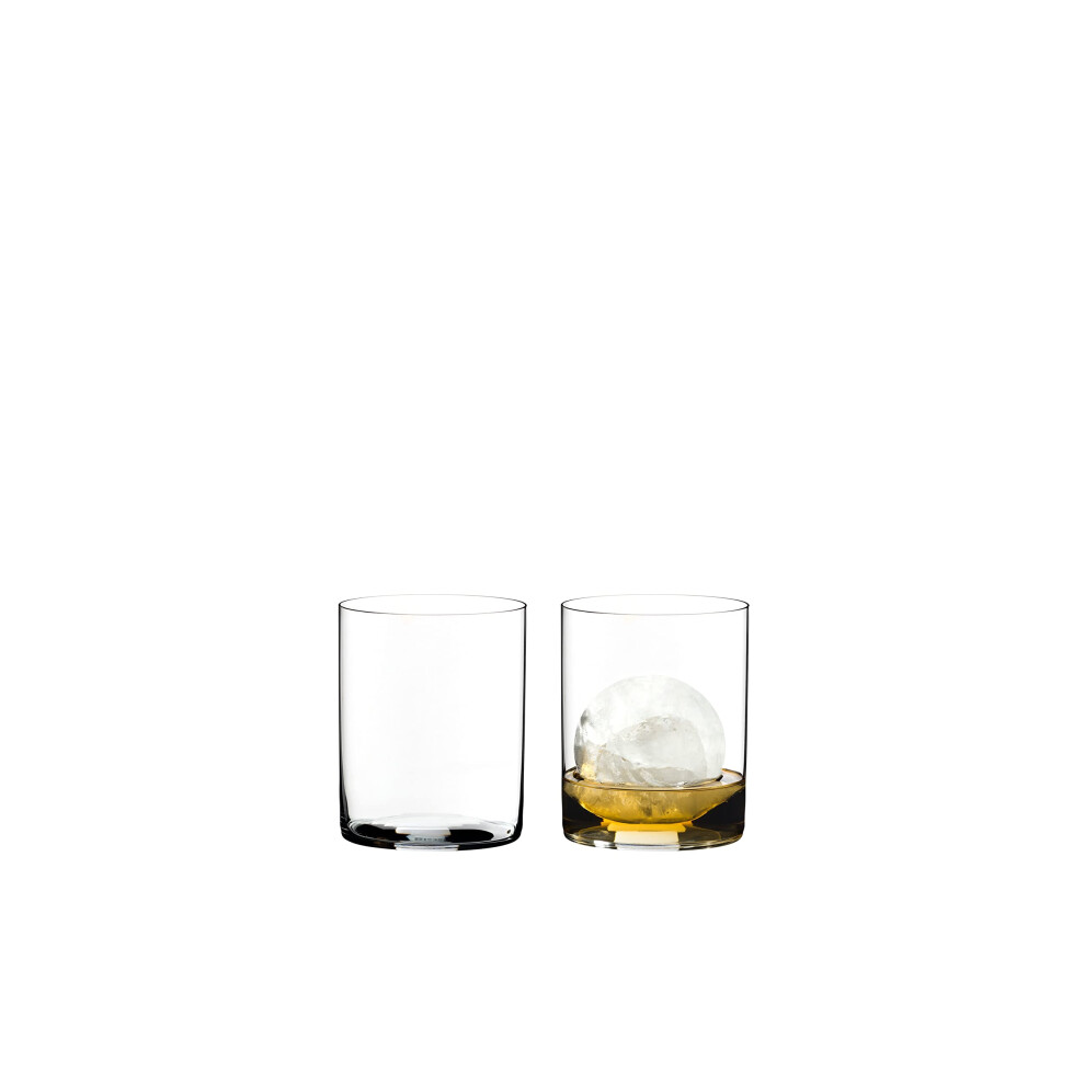 Riedel O Wine Whisky Crystal Glass Tumbler  2 Count (Pack of 1)  Clear