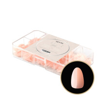 Apres Neutrals Gel-X Chloe Doos met nageltips 11 maten 00-9 Soft Gel Tip Box (150 stuks) (Natuurlijke amandel extra kort 150)