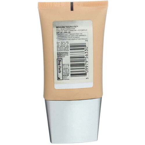 Revlon Revlon Youth Fx Fill + Blur Foundation, Nude, 30 ml 2