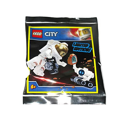 LEGO Port spatial LEGO City   : astronaute avec robot spatial 2