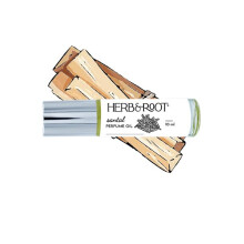 Santal Parfm Olaj Rollerball (Roll on) | Herb & Root | 10 ml | Virginia Cedar s Palo Santo Smoky Woods illat frfiaknak vagy noknek
