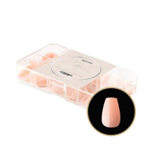 Apres Neutrals Gel-X Chloe doos met nageltips 11 maten 00-9 Zachte geltipdoos (150 stuks) (natuurlijke doodskist extra kort 150)