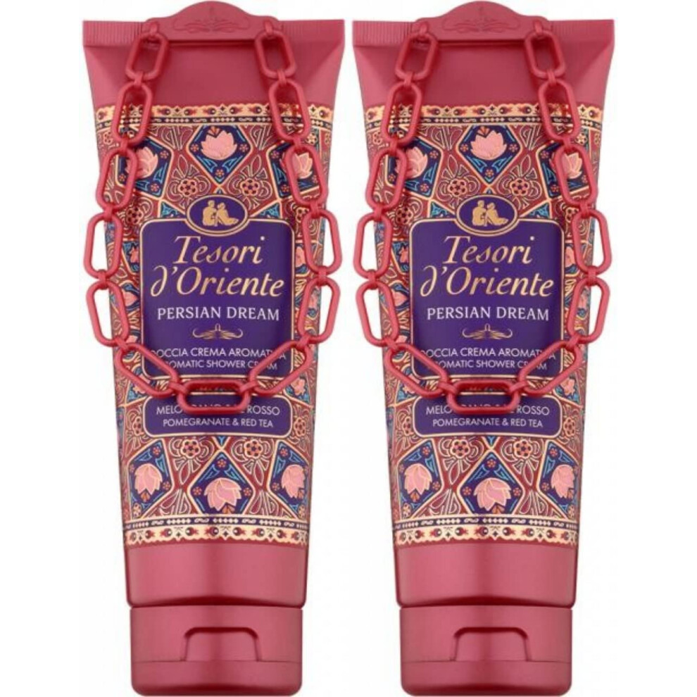 Tesori D'oriente Cream Persian Dream Shower 8.45Fl.oz 250Ml Pack Of 2