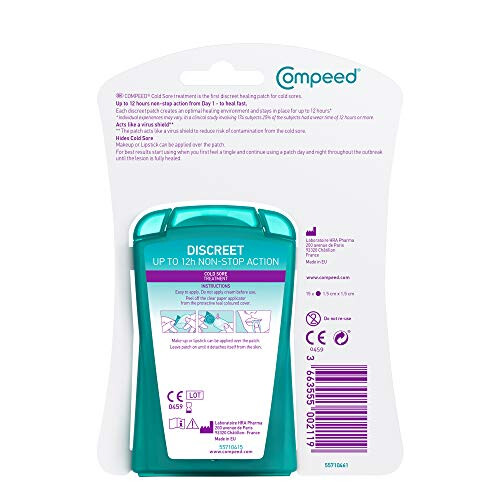 Compeed Compeed Cold Sore Discreet Healing Patch, 15 Count (Pack of 1) 1