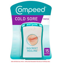 Compeed Cold Sore Discreet Healing Patch, 15 Count (Pack of 1)
