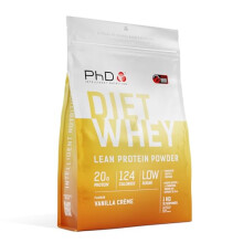 PhD Nutrition Diet Whey Lean Protein Powder | Vanilla Crème Whey Protein Powder 1 kg Bag [ Packaging May Vary ]
