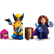 LEGO Marvel Serie 2 Minifigurenset: Wolverine mit Agatha Calendar Man Umhängen - Superhelden 71039