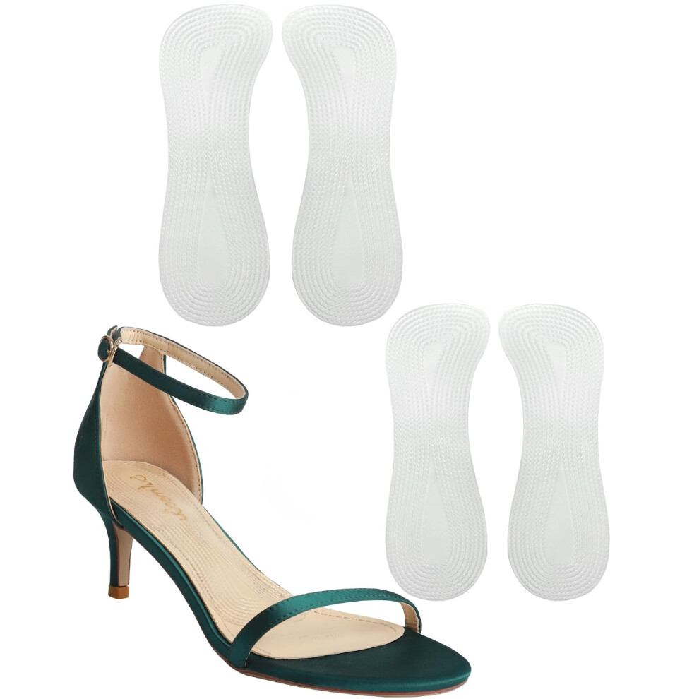 (2 paires) Semelles intérieures à transfert de poids pour talons hauts pour femmes, coussin en gel, semelles intérieures pour soulager la douleur
