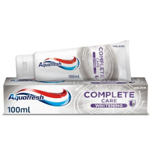 Aquafresh Complete Care Whitening Toothpaste, Helps Restore Your Teeth's Natural Whiteness, Actively Deep Cleans and Freshens Whole Mouth, 100ml