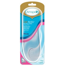 Plantillas Amope Gel Activ para zapatos planos, 2 unidades (paquete de 1)