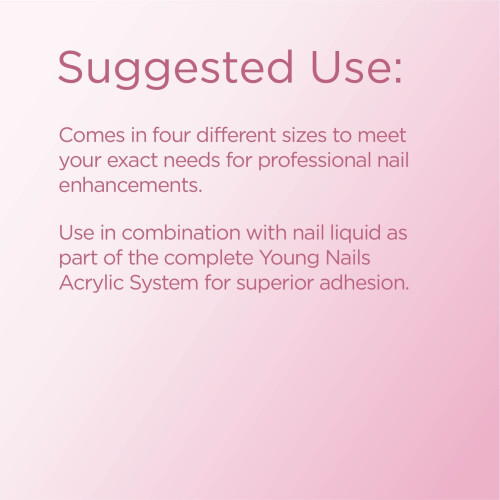 Young Nails Acrylic Speed Powder  White  45 Gram 2