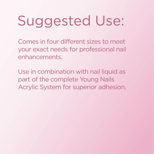 Young Nails Acrylic Speed Powder  Clear  45 Gram 2