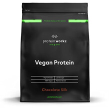 Protein Works - Vegan Protein Powder, Plant Based Protein Shake, Vegan Blend, Gluten Free, 16 Servings, Chocolate Silk, 500 g