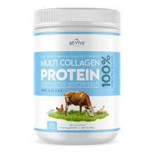 Multi Collagen Protein Powder 400g - Types I, II, III, V & X - Hydrolyzed Grass Fed Bovine, Wild Caught Fish, & Free-Range Chicken & Eggshell Collage