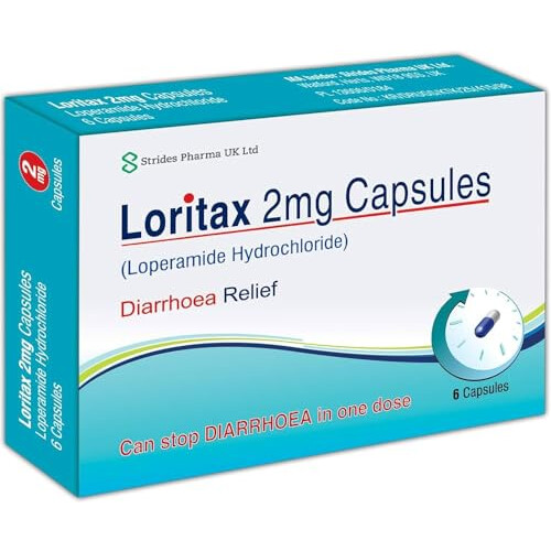 48 Diarrhoea Relief 2mg Capsules Loperamide Hydrochloride Tablets (8x6)