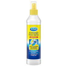 Scholl Shoe Spray Antifungal Disinfectant, 250ml - Kills 99.9% of Fungal Nail & Athlete's Foot Causing Fungi, & Odour Causing Bacteria, Pack of 1