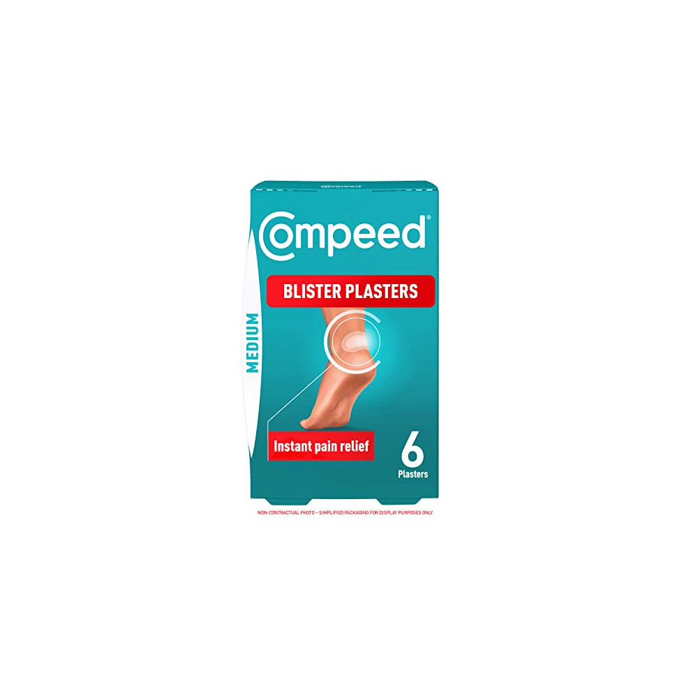 Compeed Medium Size Blister Plasters, Pack Of 6