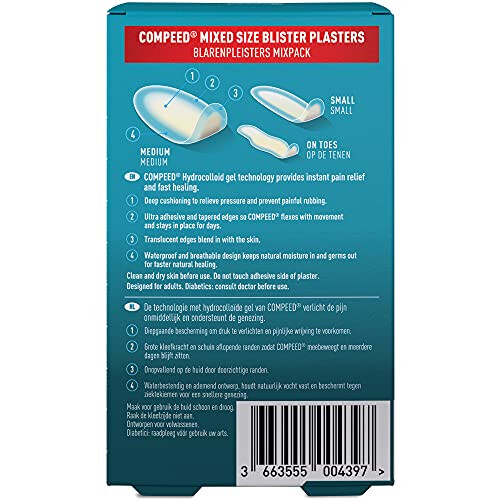 Compeed Compeed Mixed Size Blister Plasters, Pack of 6 2