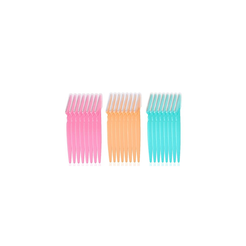 Ddshun Eyebrow Razors Eyebrow Razors Shaper Trimmer Shaver Facial Hair Remover Exfoliating Dermaplaning Tool With Precision Cover Cosmetic Exfoliatin