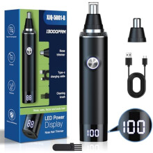 Rechargeable Nose Hair Trimmer for Men and Women, 2025 Upgrade, Painless USB Nose Trimmer, Ear and Nose Clipper, Facial Hair Removal, Easy to Clean,