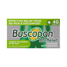 Buscopan IBS Relief - Targets the Source of IBS Pain and Cramps- starts to work in 15 minutes - 40 Tablets- - Relief from IBS Pain & discomfort, 40 C