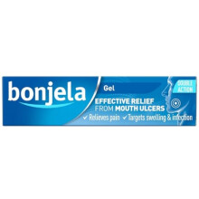 Bonjela 15g Oral Gel - Fast Acting Pain Relief For Mouth Ulcers, Cold Sores, Swelling, Infection, Suitable With Dentures, Adult Treatment, Quick Medi